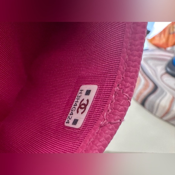 💞💞Gorgeous Chanel Caviar Card Holder 22K Barbie Pink💕💕 - Picture 12 of 16